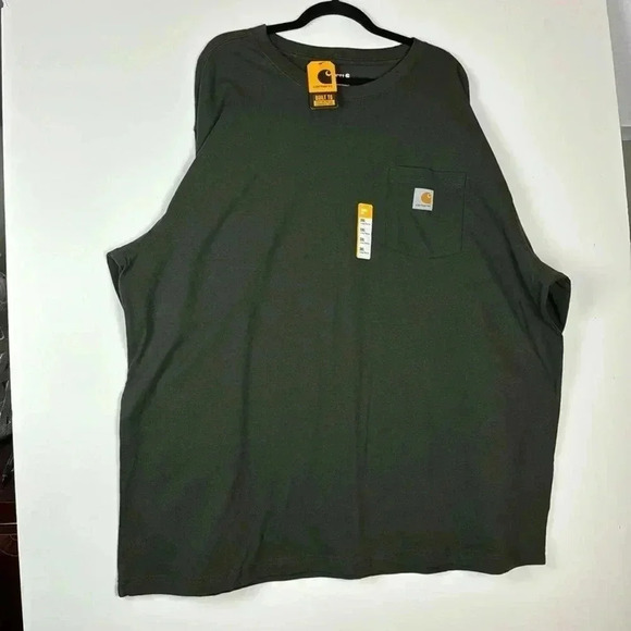 CARHARTT LONG CUFFED  SLEEVE CAMO GREEN 3XL LOOSE FIT HEAVYWEIGHT NWT W/POCKET - Picture 1 of 5